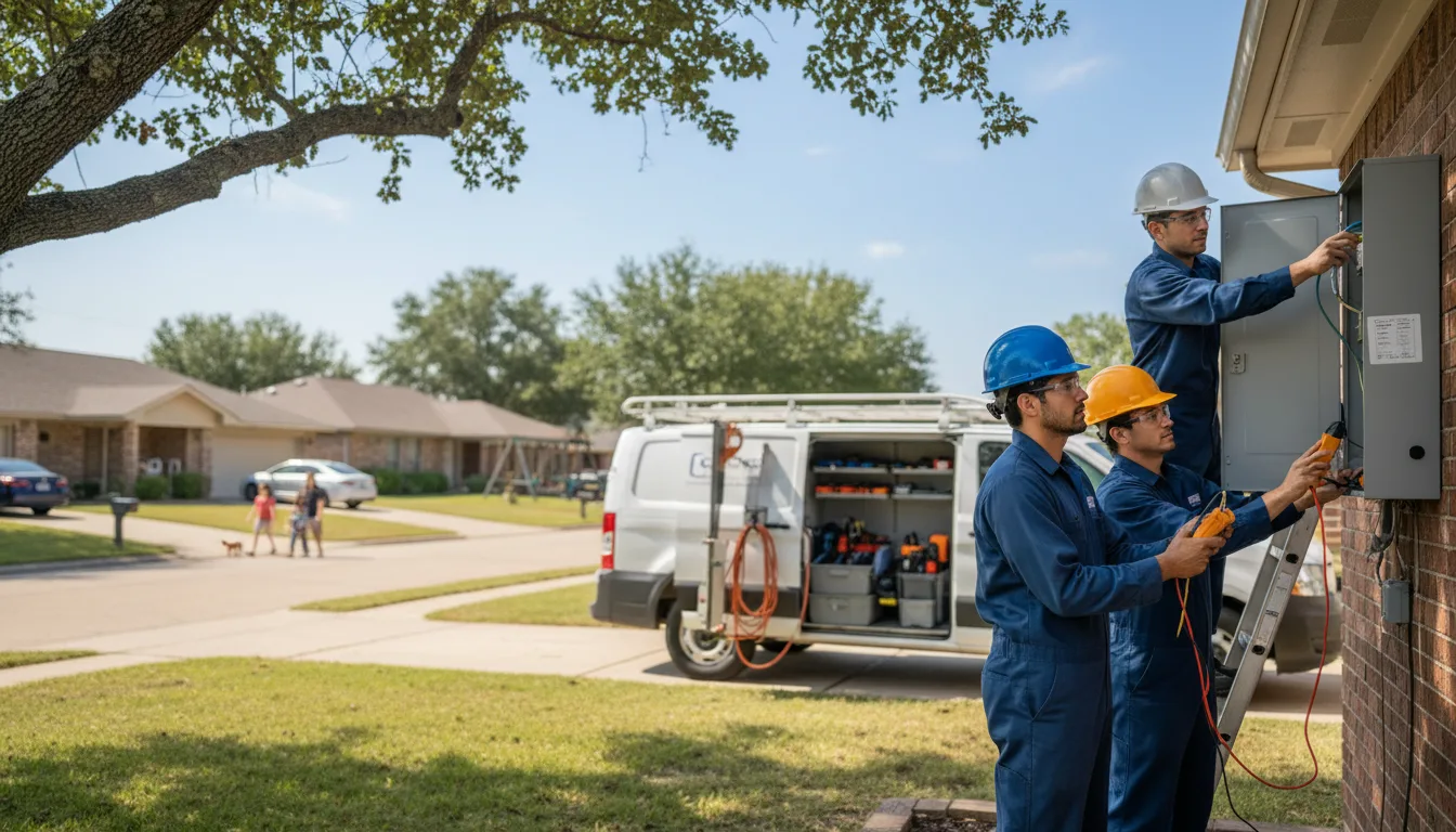Certified electrician providing emergency electrical services in Max, MN